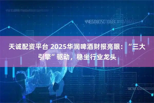 天诚配资平台 2025华润啤酒财报亮眼：“三大引擎”驱动，稳坐行业龙头